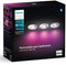 Philips Hue Xamento - Inbouwspot GU10 - 3x Multi-color - Waterbestendig