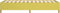 vidaXL - Bedframe - stof - groen - 90x190 - cm