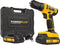 Powerplus POWX00425 Accuboormachine - 16V Li-ion - incl. 2 accu's - incl. gereedschapskoffer