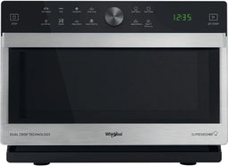 Whirlpool MWSC 833 SX - Vrijstaande Magnetron - 33L - Crispfunctie - Roestvrij staal