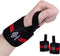 Umbro Wrist Wraps - Polsbeschermers - Duimbandje - Rood/Zwart (2 stuks)