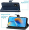 iMoshion Hoesje Geschikt voor Oppo A74 (4G) Hoesje Met Pasjeshouder - iMoshion Luxe Bookcase - Donkerblauw