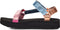 Teva W MIDFORM UNIVERSAL SHIMMER - Plateau sandalen - Leer met metallic foil - PINK MULTI