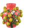 PTMD Stacy Pink Ceramic Jar Vase With Lemons On Twig