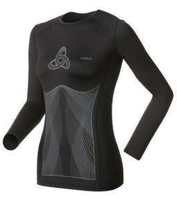 Odlo Shirt Muscle Force - Dames ondershirt - Warm - Zwart - M