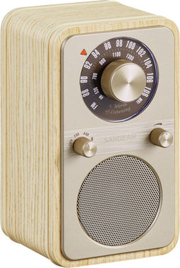 Sangean WR-9 FM en AM radio met Bluetooth ontvangst, White Ash