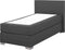 PRESIDENT - Boxspringbed - Donkergrijs - 90 x 200 cm - Polyester