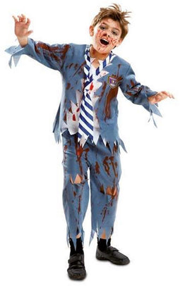 Kostuums voor Kinderen My Other Me Zombie (3 Onderdelen) - 5-6 Jaar