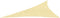vidaXL - Zonnezeil - 160 - g/m² - 4x5x6,8 - m - HDPE - beige
