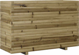 vidaXL - Plantenbak - 110x40x72 - cm - geïmpregneerd - grenenhout