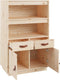 vidaXL - Hoge - kast - 67x40x108,5 - cm - massief - grenenhout