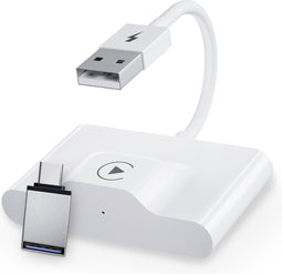 Car Dongle Geschikt voor Apple CarPlay - Pro Wireless USB Adapter 2023 - Draadloos verbinden