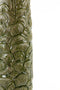 Light&living Vaas Ø14x40,5 cm TRAVIS keramiek olijf groen