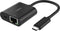 Belkin INC019BTBK - USB-C naar Ethernet Adapter - Gigabit Ethernet 100W Power Delivery