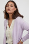 Vila VIRIL OPEN L/S KNIT CARDIGAN - Dames Vest - Zachte brei kwaliteit - Pastel Lilac - M
