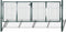 vidaXL - Tuinpoort - modern - hekwerk - 289 - x - 175 - cm - / - 306 - x - 225 - cm - (donkergroen)