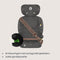 Lionelo Autostoel met ISOFIX 1.5 tot 12 jaar (76-150 cm / 9 - 36 kg / Groep 1 2 3) Nieuwste norm Groeit mee Breed zit- en rugdeel 10-standen Hoofdsteun Wasbare hoes 5 Punts Gordel Autostoeltje voor Baby, Kind, Peuter Levi Fix i-Size