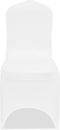 vidaXL - Stoelhoezen - stretch - 24 - st - wit