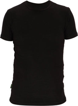 Import 31060 - Heren T-Shirt - Ronde Hals Bamboe 68% - Zwart
