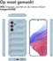 imoshion Hoesje - Geschikt voor Samsung Galaxy A54 (5G) - EasyGrip Backcover - Lichtblauw