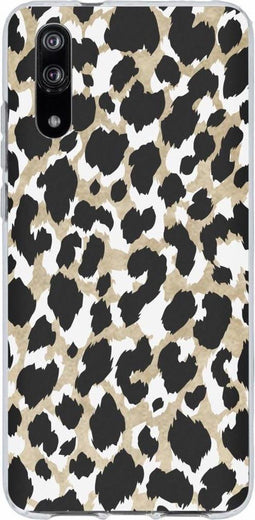 Design Backcover Huawei P20 hoesje - Panter Zwart
