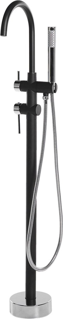 Beliani TUGELA - Doucheset - Zwart - Messing