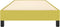 vidaXL - Bedframe - zonder - matras - 100x200 - cm - stof - groen