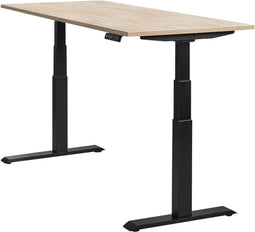 Elektrisch verstelbare zit/sta werkplek Basic breed 160CM diep 80CM bladkleur Speciale Kleur framekleur Antraciet (Ral 7016)
