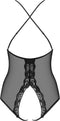 Obsessive Open kruis body - Erotische Body - Maat S/M - Zwart