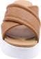 UGG W Zayne - Dames Sandalen - Plateau - Cognac - Maat 39