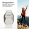 imoshion Nylon Alpine bandje - Geschikt voor Apple Watch 1, 2, 3, 4, 5, 6, 7, 8, 9, 10, SE, Ultra (2) - 44/45/46/49 mm - Wit - One Size