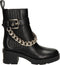 GUESS Parsle - Enkellaars - Goudkleurige details - Zwart