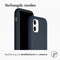 Accezz iPhone 11 - Liquid Silicone Backcover - Schokabsorberend - Blauw