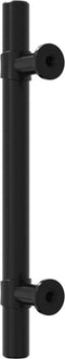 vidaXL - Handvatten - 20 - st - 96 - mm - roestvrij - staal - zwart