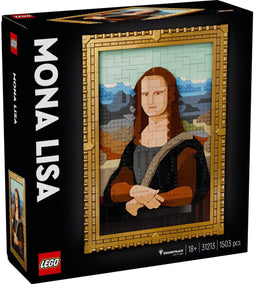 LEGO Art - Mona Lisa (31213) - Bouwpakket voor volwassenen - 1503 onderdelen - Goudkleurig