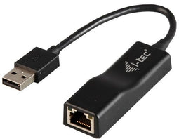 i-tec U2LAN - USB Ethernet Hub - Plug & Play - Zwart
