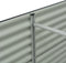 vidaXL - Plantenbak - verhoogd - 400x80x81 - cm - gegalvaniseerd - staal - grijs