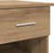 vidaXL - Bureau - met - Opbergruimte - Artisan - Eiken - 90x49,5x75 - cm - Geengineerd - hout
