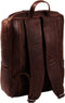 Chesterfield Rich Leren Laptop Rugtas - 15,4 inch - Bruin