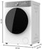 CECOTEC Bolero Wash&Dry 10680 - Wasdroogcombinatie 10 kg + 6 kg - Inverter - Energieklasse A