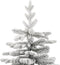 vidaXL - Kunstkerstboom - met - scharnieren - en - sneeuw - 210 - cm