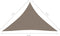 vidaXL - Zonnescherm - driehoekig - 5x5x6 - m - oxford - stof - taupe