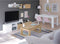 Salontafel met opklapbaar blad - L102 cm - Ciara