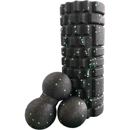 Massageset - SCHILDKRÖT - ZELFMASSAGESET - Zwart - Volwassenen - Fitness