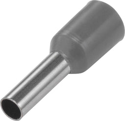 TRU COMPONENTS 1572426 Adereindhulzen 4 mm² Deels geïsoleerd Grijs 100 stuk(s)