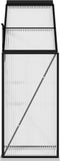 vidaXL - Tuinkas - 1,44 - m³ - aluminium - antracietkleurig