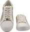 Michael Kors Irving Stripe - Lage Sneakers - Goudkleurige details - Wit/Goud