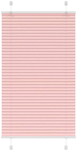 vidaXL - Plissé - rolgordijn - 70x100 - cm - stofbreedte - 69,4 - cm - polyester - roze