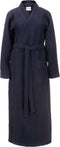 Heckettlane Badjas Wafel - Unisex Ochtendjas van 65% Gerecycled Katoen - GSM 450 - Blauw
