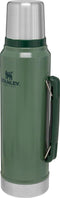Stanley Classic Legendary Bottle 1L | Hammertone Green | Thermosfles houdt 24 uur warm of koud | Vaatwasserbestendig | Roestvrijstalen Thermoskan | Lekvrij | BPA-Vrij